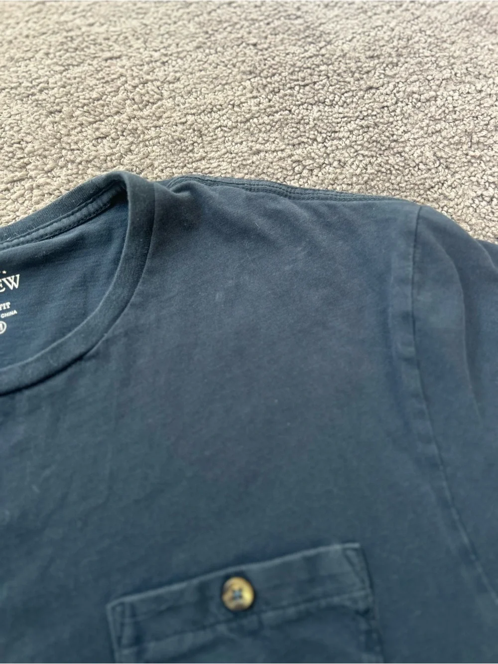 J.Crew Slim Fit Pocket Tee | Men's M | Washed Slate Blue | Casual